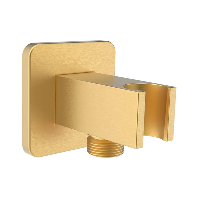 Wall Mounted Handheld Shower Holder/ Wall Mount Shower Bracket With Flange G1/2 Shower Hose Connector, Wall Mounted Drop Union Male Water Outlet