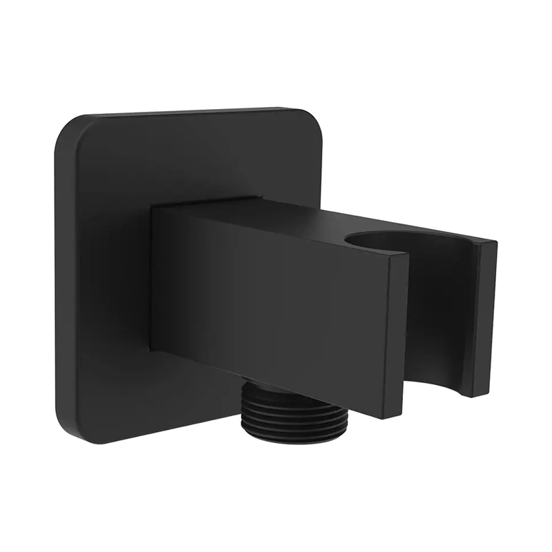 Wall Mounted Handheld Shower Holder/ Wall Mount Shower Bracket With Flange G1/2 Shower Hose Connector, Wall Mounted Drop Union Male Water Outlet