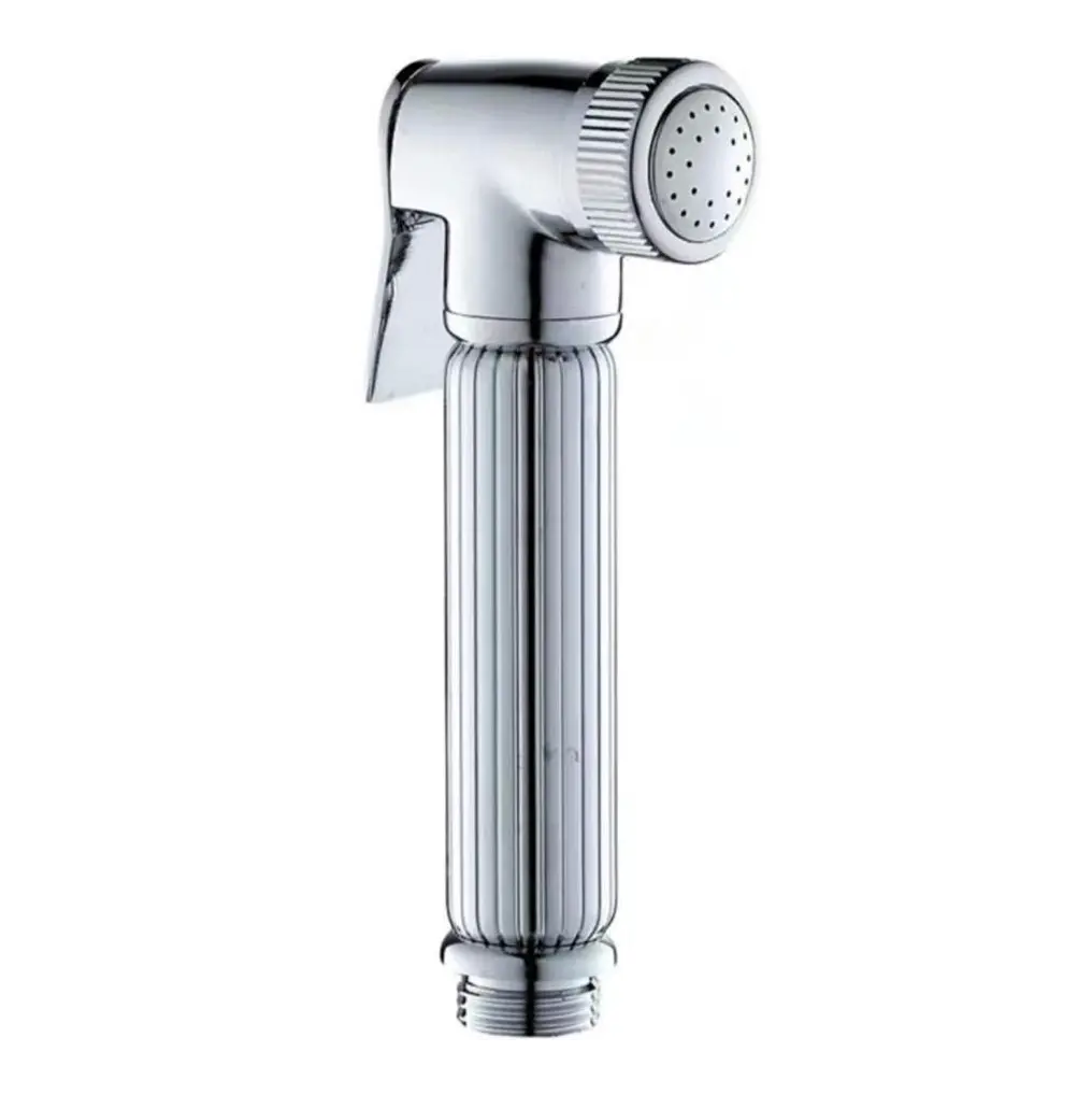 Handheld Bidet Sprayer Head for Toilet baby cloth diaper sprayer /pet shower sprayer (Chrome)