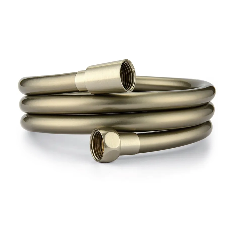 Flexible PVC Hose for Handheld Shower Head, Durable and Lightweight with Brass Insert