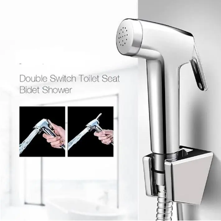 Bidet Sprayer for Toilet Cloth Diaper Sprayer Shattaf Hand held Bidet Rinse Spray Chrome（only Sprayer）