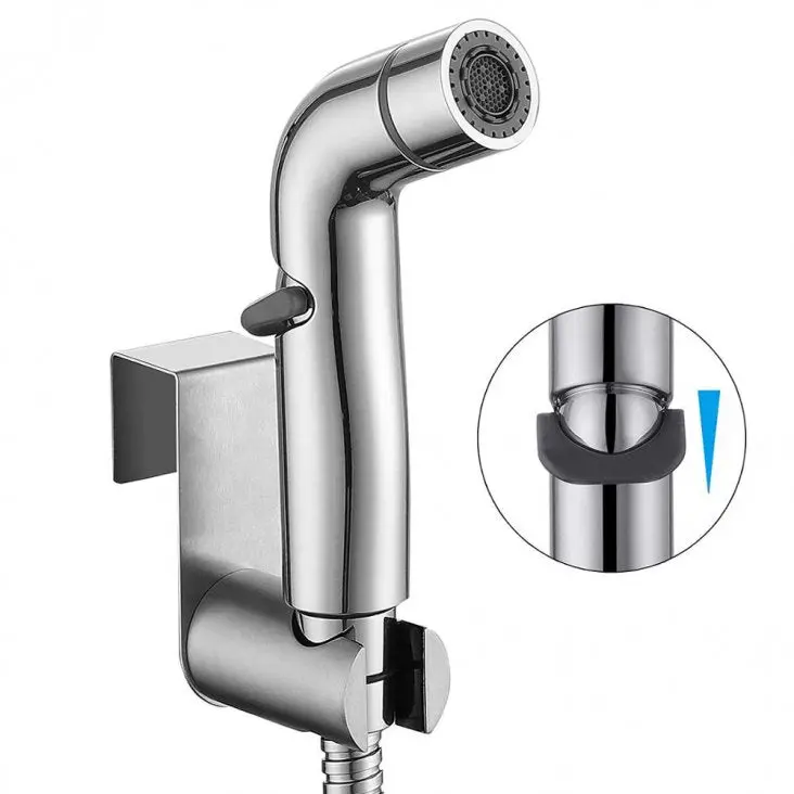 Handheld Bidet Toilet Sprayer Premium Toilet Bidet Handheld Adjustable Sprayer Cloth Diaper Shattaf Stainless Steel Toilet Bidet Sprayer Shower Head