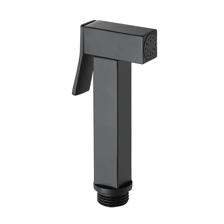 Bidet Sprayer for Toilet Single Spray Gun Bidet Sprayer Copper Material Handheld Bidet Sprayer for Toilet Square Hand Held Bidet Sprayer Suitable for Women, Pets and Baby Diaper Cleaning